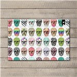 Ficha técnica e caractérísticas do produto Capacho Decorativo Haus For Fun Skulls 60x40 Cm - Colorido