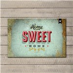 Ficha técnica e caractérísticas do produto Capacho Decorativo Haus For Fun Sweet Home 60x40cm - Colorido