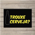 Ficha técnica e caractérísticas do produto Capacho Decorativo Haus For Fun Trouxe Cerveja 60x40cm - Colorido