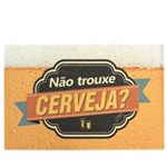 Ficha técnica e caractérísticas do produto Capacho Nao Trouxe Cerveja - LARANJA