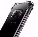 Ficha técnica e caractérísticas do produto Capinha Silicone Transparente Antichoque Samsung S8 G950 - Hrebros