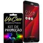 Ficha técnica e caractérísticas do produto Capinha Transparente Pelicula Vidro Para Zenfone 2 Laser Ze550kl - Upcase