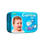 Ficha técnica e caractérísticas do produto Capricho Baby Prática Fralda Infantil P C/30