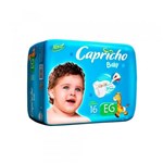 Ficha técnica e caractérísticas do produto Capricho Baby Prática Fralda Infantil Xg C/16