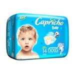 Ficha técnica e caractérísticas do produto Capricho Baby Prática Fralda Infantil Xxg C/14
