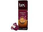 Ficha técnica e caractérísticas do produto Cápsula de Café Expresso 3 Corações Atento TRES - 10 Unidades - Três Corações