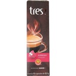 Ficha técnica e caractérísticas do produto Cápsula de Café Tres com 10 Unidades de 8g Espresso Vibrante
