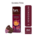 Ficha técnica e caractérísticas do produto Cápsula de Café Três Corações - ESPRESSO SUMATRA - 50 Cápsulas - 8g