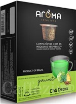 Ficha técnica e caractérísticas do produto Cápsula de Chá Aroma Chá Detox 10 Cápsulas - Aroma