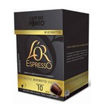 Ficha técnica e caractérísticas do produto Cápsulas Compatíveis Nespresso Café do Ponto Lor Ristretto 10 Un