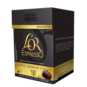 Ficha técnica e caractérísticas do produto Cápsulas de Café L´or Espresso Ristretto 52g (10x5,2g)