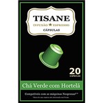 Ficha técnica e caractérísticas do produto Cápsulas Tisane Chá Verde com Hortelã Compatível Nespresso (20 Cápsulas)