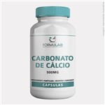 Ficha técnica e caractérísticas do produto Carbonato de Cálcio 500mg-120 CÁPSULAS - Formulab