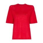 Ficha técnica e caractérísticas do produto Carcel Camiseta em Lã de Alpaca - Vermelho