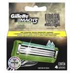 Carga Barbear Gillette Mach3 C/4 Mach3 Sensitive Unit - Gillette Mach 3