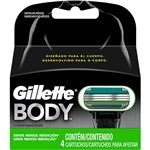 Carga de Aparelho Gillette Body - 4 Unidades
