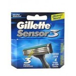 Ficha técnica e caractérísticas do produto Carga Gillette Aparelho de Barbear Sensor 3 com 4 Unidades