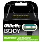 Ficha técnica e caractérísticas do produto Carga Gillette Body C/ 4 Cartuchos