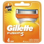 Ficha técnica e caractérísticas do produto Carga Gillette Fusion 5 C/ 4 Unidades