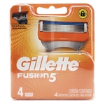 Ficha técnica e caractérísticas do produto Carga Gillette Fusion 5 Tradicional C/ 4un