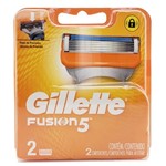Ficha técnica e caractérísticas do produto Carga Gillette Fusion 5 Tradicional C/ 2un