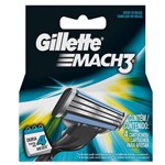 Ficha técnica e caractérísticas do produto Carga Gillette Mach3 4 Unidades - 0