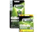 Ficha técnica e caractérísticas do produto Carga Gillette Mach3 8 Unidades - Sensitive + Aparelho de Barbear Gillette Mach3