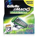 Ficha técnica e caractérísticas do produto Carga Gillette Mach3 Sensitive C/ 2 Unidades