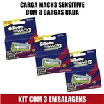 Ficha técnica e caractérísticas do produto Carga Gillette Mach3 Sensitive 3 Cargas