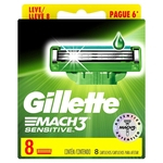 Ficha técnica e caractérísticas do produto Carga Gillette Mach3 Sensitive Leve 8 Pague 6