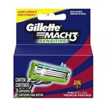 Ficha técnica e caractérísticas do produto Carga Gillette Mach3 Sensitive Leve 3 Pague 2