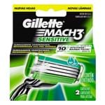Ficha técnica e caractérísticas do produto Carga Gillette Mach3 Sensitive 2 Unidades