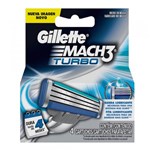 Ficha técnica e caractérísticas do produto Carga Gillette Mach3 Turbo para Barbear - 4 Cartuchos