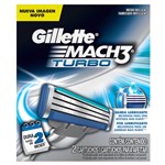 Ficha técnica e caractérísticas do produto Carga Gillette Mach3 Turbo para Barbear - 2 Cartuchos