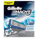 Ficha técnica e caractérísticas do produto Carga Gillette Mach3 Turbo para Barbear 2 Cartuchos