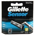 Ficha técnica e caractérísticas do produto Carga Gillette P/ Barbeador Descartável Sensor Regular C/ 2 Unidades