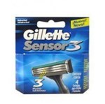 Ficha técnica e caractérísticas do produto Carga Gillette Sensor3 4 Unidades
