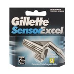 Ficha técnica e caractérísticas do produto Carga Gillette Sensor Excel Azul com 2 Unidades