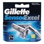 Ficha técnica e caractérísticas do produto Carga Gillette Sensor Excel com 2 Unidades - GILLETTE