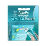 Ficha técnica e caractérísticas do produto Carga Gillette Sensor Excel Feminino c/ 3 unidades