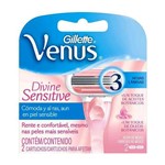 Ficha técnica e caractérísticas do produto Carga Gillette Venus Divine com 2 Unidades