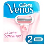 Ficha técnica e caractérísticas do produto Carga Gillette Venus Divine Sensitive