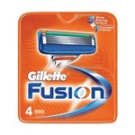Ficha técnica e caractérísticas do produto Carga para Aparelho de Barbear Gillette Fusion - 4un.