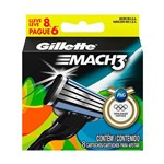 Ficha técnica e caractérísticas do produto Carga para Aparelho de Barbear Gillette Mach3 Olimpíadas