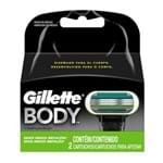 Ficha técnica e caractérísticas do produto Carga para Aparelho de Depilação Gillette Body 2 Unidades