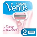 Ficha técnica e caractérísticas do produto Carga para Aparelho de Depilar Gillette Venus Divine 2 Unidades, Gillette