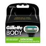 Ficha técnica e caractérísticas do produto Carga para Aparelho Gillette Body - 4 Unidades