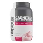 Ficha técnica e caractérísticas do produto Carnitech 100% Beef Protein 900G Morango - Atlhetica Nutrition