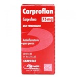 Ficha técnica e caractérísticas do produto Carproflan 75mg - 14 Comprimidos - Anti-inflamatório Agener União