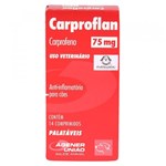 Ficha técnica e caractérísticas do produto Carproflan Agener 75mg C/ 14 Comprimidos
